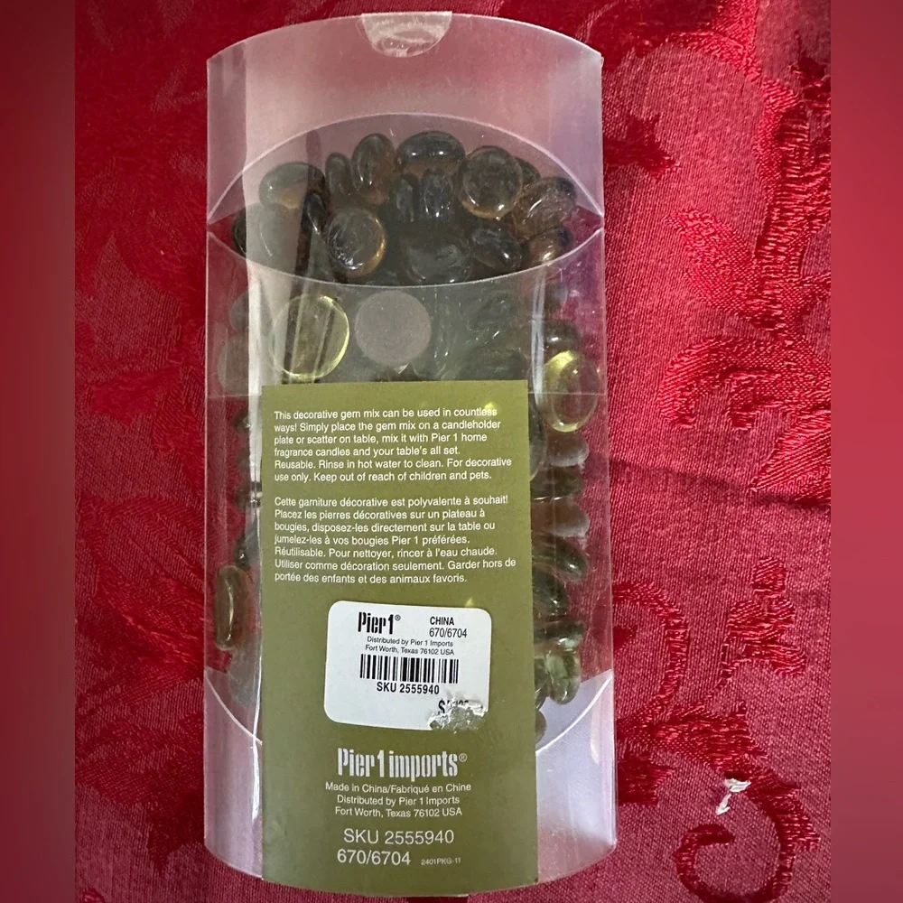 🌵 3/$15 Pier 1 Imports Decorative Gem Rock Pebble Mix